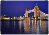 Обложка на паспорт с уголками, Tower Bridge
