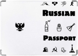 Обложка на паспорт с уголками, Russian Passport