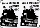 Обложка на паспорт с уголками, Blues Brothers