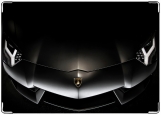 Обложка на автодокументы с уголками, lamborghini black