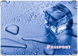 Обложка на паспорт с уголками, Лед