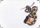 Обложка на паспорт с уголками, змея