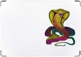 Обложка на паспорт с уголками, змея
