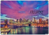 Обложка на паспорт с уголками, New York