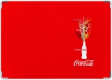 Обложка на паспорт с уголками, Всё будет Coca Cola
