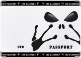 Обложка на паспорт с уголками, UFO